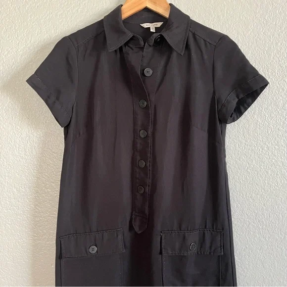 max studio collared shirt dress Max Studio Collared 3/4-Sleeve Shirtdress
